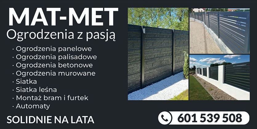 Ogrodzenia dopasowane do nieruchomości i stylu elewacji , MAT-MET Ogrodzenia z pasją Mateusz Podkoń, Sielce Lewe